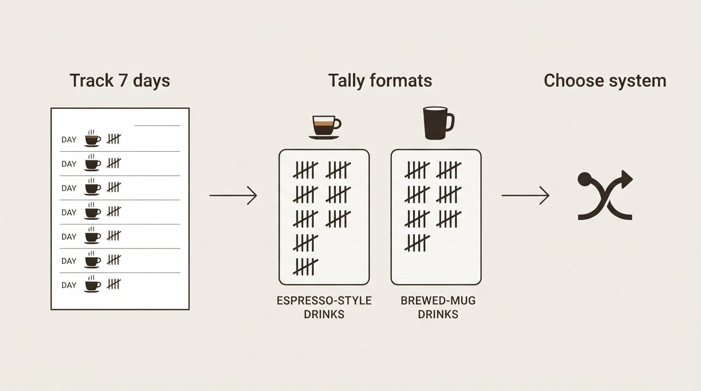 Workflow diagram for nespresso vs keurig.